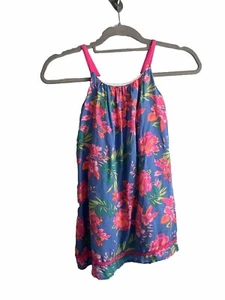 Tommy Bahama Floral Tropical Dress Girl Size 5 Coastal - Picture 1 of 10