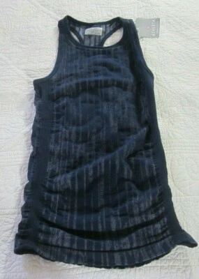 Athleta Womens Tank Size XS Blue Print Racerback Athleisure Work Out - Image 1 of 4