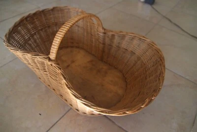 cesto in vimini funghi oppure uova fatto a mano artigianale - Immagine 1 di 4