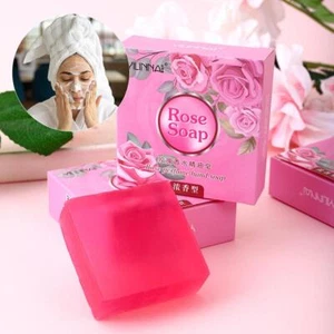 YILINNA Rose Essential Oil Soap - Handmade Body Rose HOT Essential Soap Oil W5V5 - Bild 1 von 11