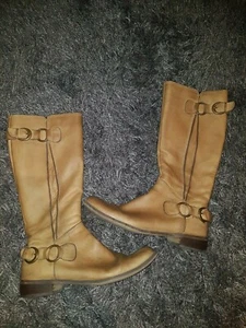 Cinque Lederstiefel Damen sandfarben Gr. 43 - Bild 1 von 12