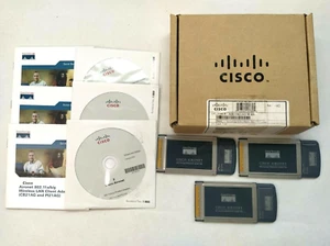 CISCO Aironet 802.11a/b/g Wireless Cardbus Adapter 3 x New ( AIR-CB21AG-W-K9 ) - Afbeelding 1 van 12