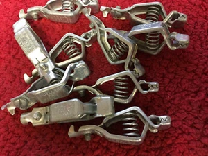 BU-48B MUELLER ALLIGATOR Conn clip di prova alligatore crimpatura/vite termine 5 pz - Foto 1 di 1