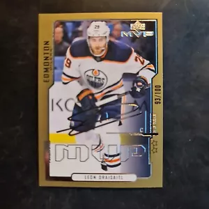 2020-21 Upper Deck MVP 20th Anniversary Second Star #6 Leon Draisaitl #093/100 - Bild 1 von 2