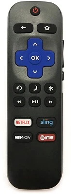 Replacement Hitachi TV Remote works with all Hitachi Roku TVs. - Image 1 of 4
