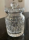 Waterford Crystal Jelly /Jam/Honey Jar W/ Lid~ Signed~Exquisite~Excellent