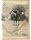 1959 Air Step Women&#39;s Pink High Heel Shoes Pigalle Romaine Vintage Print Ad