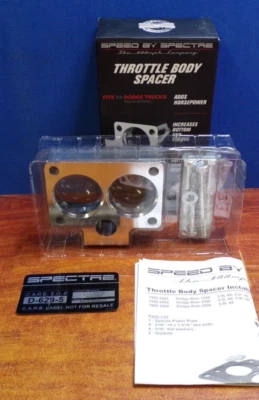 Spectre 11255 Throttle Body Spacer - NOS Foto 1 de 4