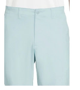 George Men's Above The Knee Shorts size 44 Flat Front Zip Fly Mid-Rise New Blue - Picture 1 of 9