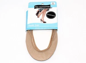 No Nonsense Breathable Mesh Liner WOMENS SHOE SIZE 4-10 nude business casual NEW - Picture 1 of 2