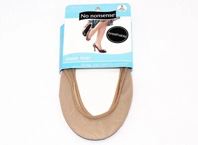 No Nonsense Breathable Mesh Liner WOMENS SHOE SIZE 4-10 nude business casual NEW - Image 1 of 2