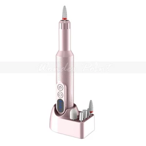 Portable Electric Nail Drill File & Rechargeable Base Manicure Pedicure Machine - Picture 1 of 15