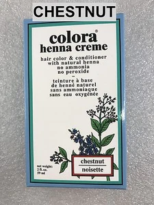 COORA HENNA CREMA COLOR DE CABELLO Y ACONDICIONADOR CON NATURAK HENNA CASTAÑO  - Imagen 1 de 2