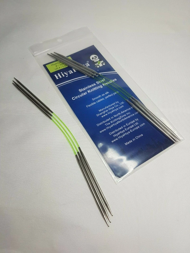 HiyaHiya Acciaio Inox Flyers Circolare Lavoro a Maglia Aghi, 2 - 3.5 MM, 20 CM - Immagine 1 di 4