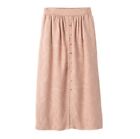 prAna Midi Skirt APPLE BLOSSOM LEAVES SWIFT LAKE BUTTON FRONT Women’s Size L NWT