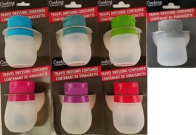 TRAVEL SALAD DRESSING CONTAINER Squeezable Silicone Ketchup Mustard 2 oz 1/Pk, S - Image 1 of 2