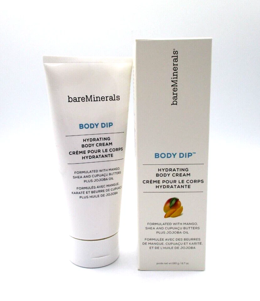 Crema corporal hidratante BareMinerals Body Dip ~ 6,7 oz ~ Nueva en caja Foto 1 de 3
