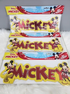 Lot 3 Mickey Mouse Forever Table Centerpiece Decoration Birthday Party Supplies  - Image 1 of 4