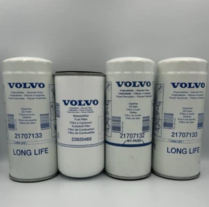 Filter Kit for Volvo D13 Oil + Fuel Filters  21707133 (2), 21707132, 23920469 - Picture 1 of 7