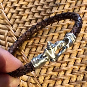 Nautical Quick Release Snap Shackle Bracelet - Picture 1 of 8