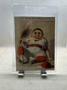 Hero of Home Run Ladies Favorite Gargling Oil Liniment Baseball Trade Card - Picture 1 of 2