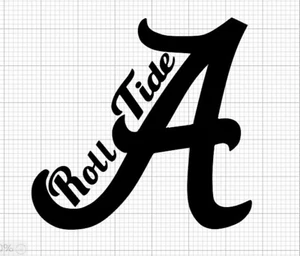 Alabama Roll Tide gestanzter Aufkleber / Sticker - Bild 1 von 3