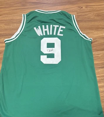 DERRICK WHITE CELTICS AUTOGRAPHED Jersey JSA Signed AUTOGRAPH AUTO GREEN - Image 1 of 3