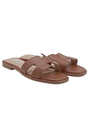 STEVE MADDEN Sandalias cómodas Mujeres Sandalias Talla EU 38 marrón look casual - Imagen 1 de 4