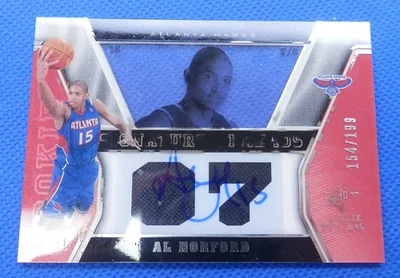 2007 Upper Deck SP Rookie Threads AL Horford RC Jersey Auto #'d 154/199 *AS-IS* - Image 1 of 2