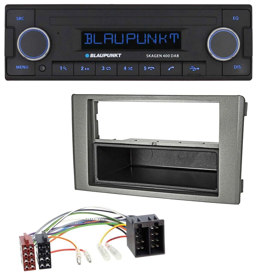 Blaupunkt DAB USB Bluetooth MP3 Autoradio für Iveco Daily (06-14) dunkelgrau - Bild 1 von 4