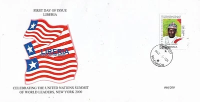 Liberia 1999 Rare FDC Chad President Idriss Deby Itno MNH - Image 1 of 2