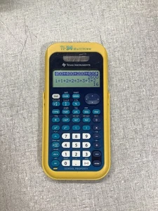 Texas Instruments TI-34 MultiView Scientific Calculator - Yellow New Battery! - Picture 1 of 2