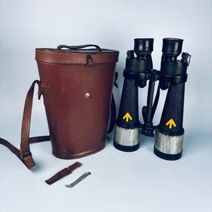 WW2 BARR & STROUD CF41 BINOCULARS ROYAL NAVY MILITARY SPLASH GUARDS - FOR REPAIR - Picture 1 of 17