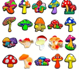 Pilz Clogs Pantoletten Sandalen Schuh Charms für Dekoration 20 Stck. (T161) - Bild 1 von 4