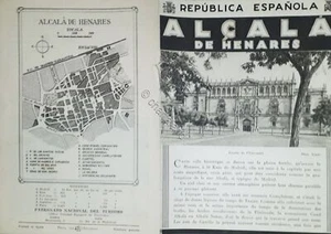 Brochure Viaggi Spagna - Republica Espanola - Alcala De Henares - Anni '30 - Bild 1 von 2