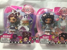 2X~ KuuKuu Harajuku Baby Doll & KuuKuu Harajuku Music Doll (Size 4.5" )