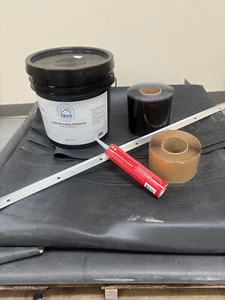 EPDM Rubber Roof Roofing Kit 45mil - 500 sq.ft. - Picture 1 of 1