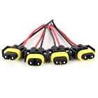 2Pcs H11 H8 Headlight/Fog Lamp Female Adapter Harness Sockets Car Cable Pl~Uk S1