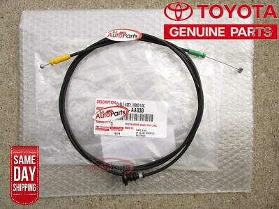 04-08 CABLE DE CONTROL DE BLOQUEO DE LIBERACIÓN DEL CAPÓ DELANTERO TOYOTA SOLARA OEM NUEVO Foto 1 de 2