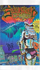 SURF CRAZED Comics #2 VF/NEAR MINT SIGNED by SALVADOR PAKOWITZ Underground 1992 - Picture 1 of 2