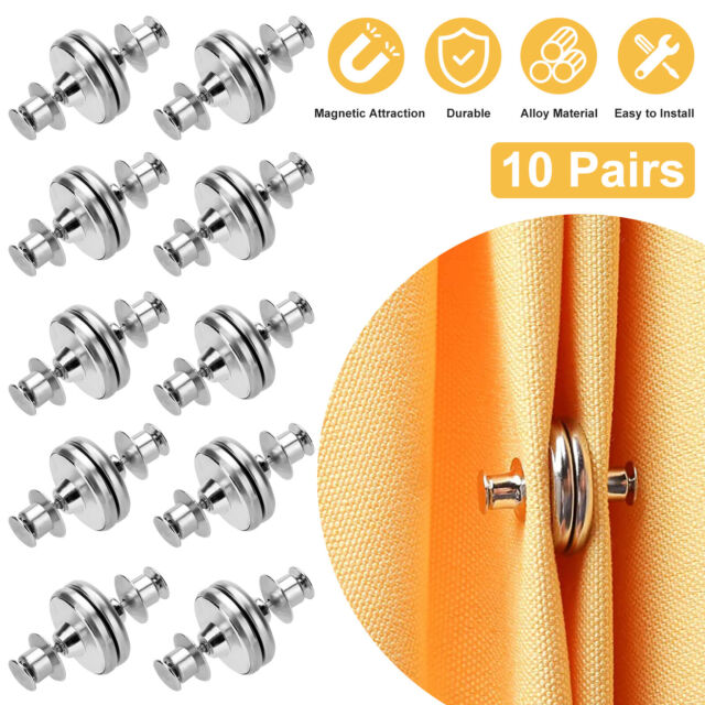 20 Set Magnetic Snaps, Purse Magnetic Bag Fastener Clasp Magnetic Button  Replace