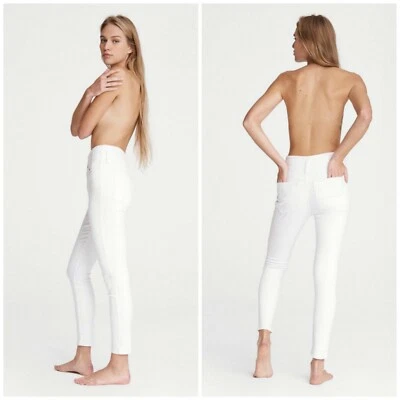Rag & Bone Ankle Skinny Jeans Stretch White Size 25 & 24 $225 - Image 1 of 4