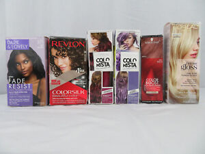 Colorista L'Oreal Revlon Schwarzkopf NEW - 6 Piece Lot Hair Dye, Boost, & Gloss