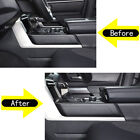 Matte Black Center Console Side Trim Cover For T-Oyota Tundra/S-Equoia 2022-2023