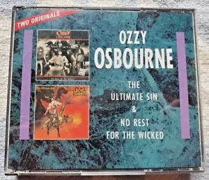 Ozzy Osbourne No Rest for the Wicked/the Ultimate Sin Box-Set 2 CD´s - Picture 1 of 4