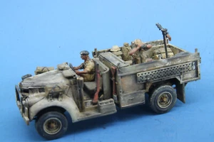 1:72 Modell tank Panzer L.R.D.G. COMMAND CAR 30cwt TRUCK gebaut bemalt built - Bild 1 von 3
