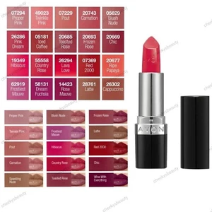 Avon Ultra Creamy Satin Lipstick, Choose Your Shade, Discontinued From Avon - Picture 1 of 46