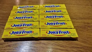 Wrigley's Juicy Fruit 10 x 5 Streifen Mindestens haltbar bis November 2025 - Bild 1 von 3