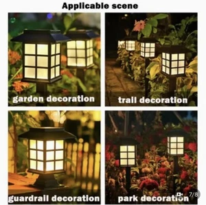 Solar LED Pathway - Square Warm White LED For Garden Landscape Path Yard Patio - Picture 1 of 2