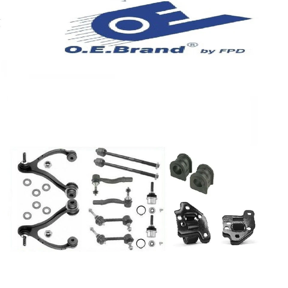 Kit completo de suspensión delantera de 14 piezas para Mercury Grand Marquis 2005-2011 4,6 L Foto 1 de 4